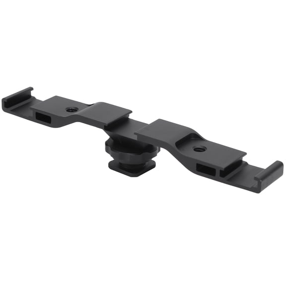 Aluminum Alloy Cold Shoe Extension Mount Bar Bracket for DSLR Camera Fill Light Microphone Compact Photography Video Light Extension Bracket 6.3 inches / 16 cm Length