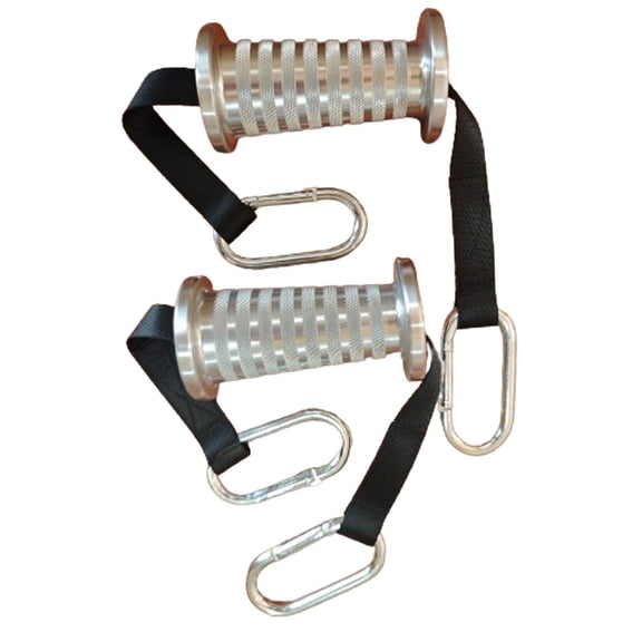 Aluminum Alloy Conical Rope Handles for Cable Machine, Triceps Press Down & Pulldown Attachment, 5.24x2.95 Inch, Pair, Home Gym Exercise Equipment