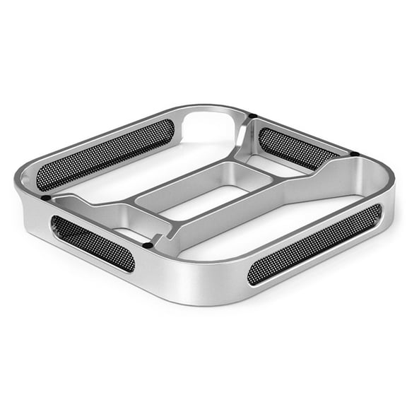 Aluminum Alloy Cooling Stand for Macmini Enhanceds Airflows And Dust Protections For Desktop Computers