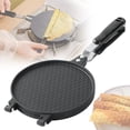 thumbnail image 1 of Aluminum Alloy Crepe Maker, Non-Stick Multi-Use Egg & Waffle Maker, Compact Lightweight Breakfast Machine with Even Heat Distribution, Easy Storage Kitchen Appliance, 1 of 9