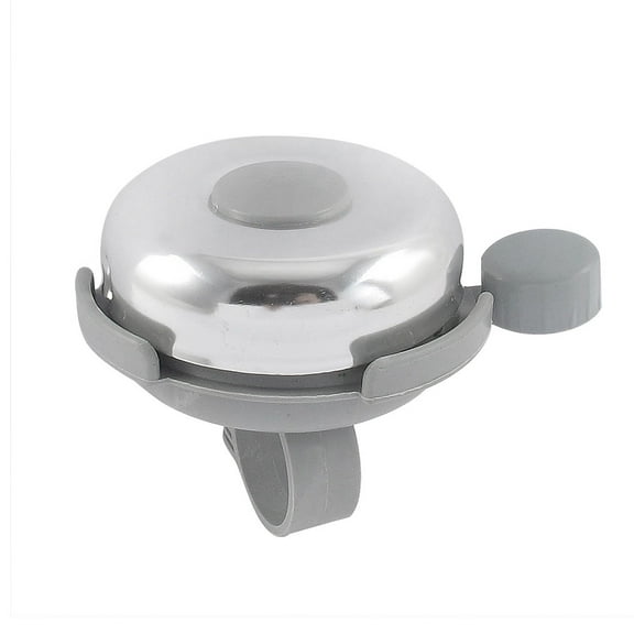 Aluminum Alloy Cycling Bike Handlebar Loud Horn Bell Ring Silver Tone