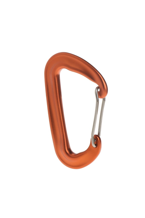 Aluminum Alloy D Ring Carabiners Clip D Shape Gate Small Keychain Carabiner Clip Outdoor Camping Lock Snap Hook