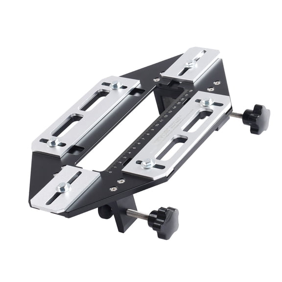 Aluminum Alloy Door Hinge Jig Woodworking Hole Opener Slotting Locator Flexible Hinge Template for Door Hinge Groove and Lock Installation