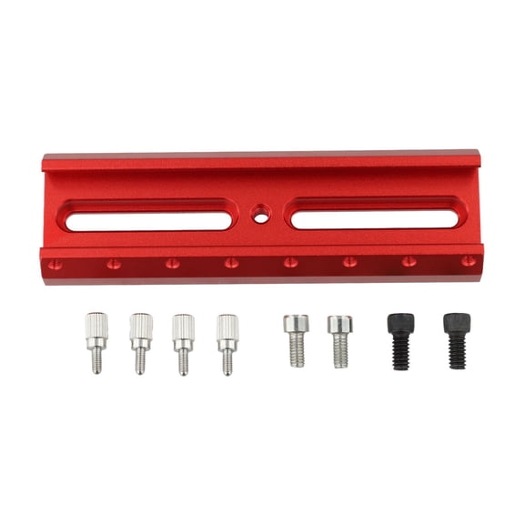 Aluminum Alloy Dovetail Plate For Astronomical Telescopes, Finderscope Base With 60-Degree Guide Slot And Adjustable Extension Rails(150mm)