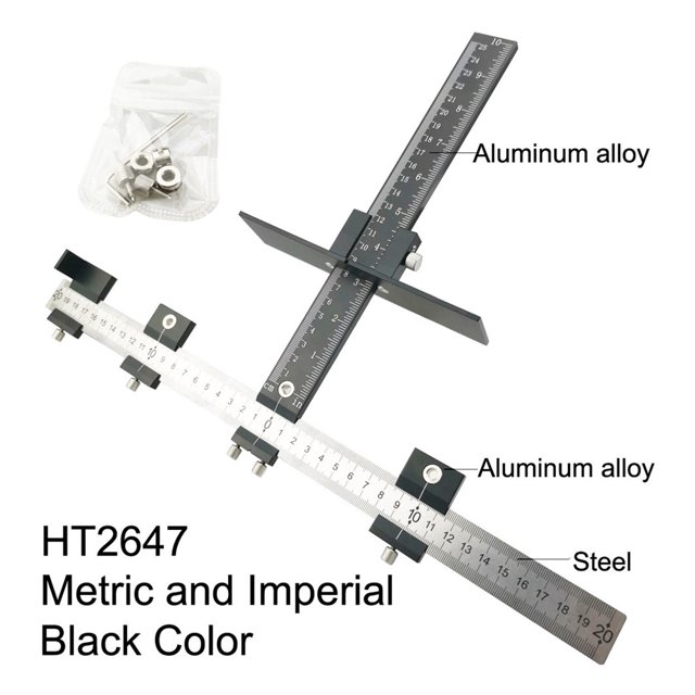 Aluminum Alloy Drill Guide Sleeve Hardware Jig Drawer Pull Wood