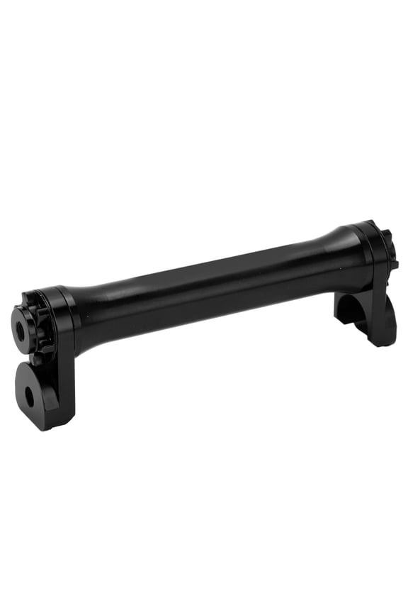 Aluminum Alloy Easy Wheel Extension Telescopic Bar for Brompton 3sixty Folding Bike 124mm Contraction LengthBlack