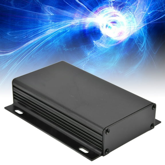 Aluminum Alloy Electric Box Project Case Split Enclosure 25x84x110mm Matte Black + Plate,Aluminum Alloy Junction Box,Electronic Project Box