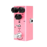 Aluminum Alloy Electric Guitar Effects Pedal Offering Rich Fuzz Tones and Noise Reductions for Various Music Styles