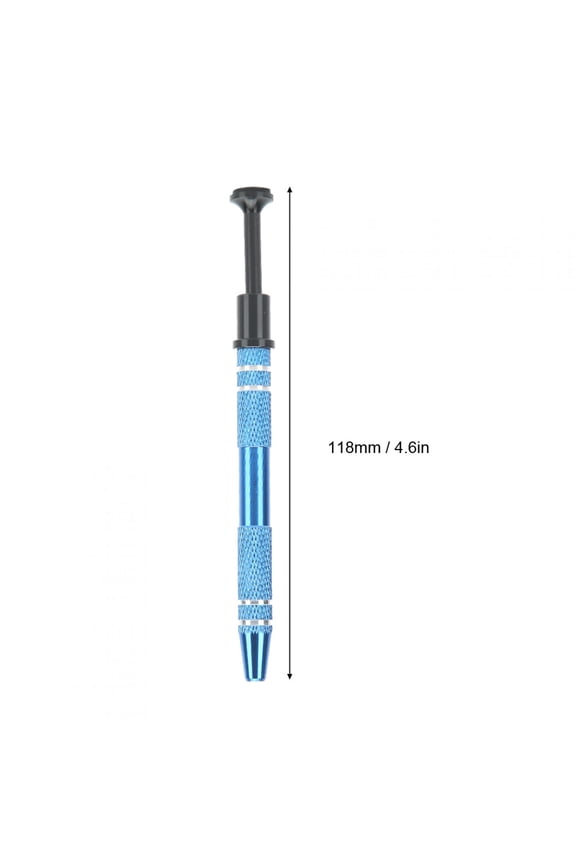 Aluminum Alloy Electronic Component Grabber Tool for Watch Repair, 4-Claw Chip Picker with Knurled Handle, 4.6 Inch