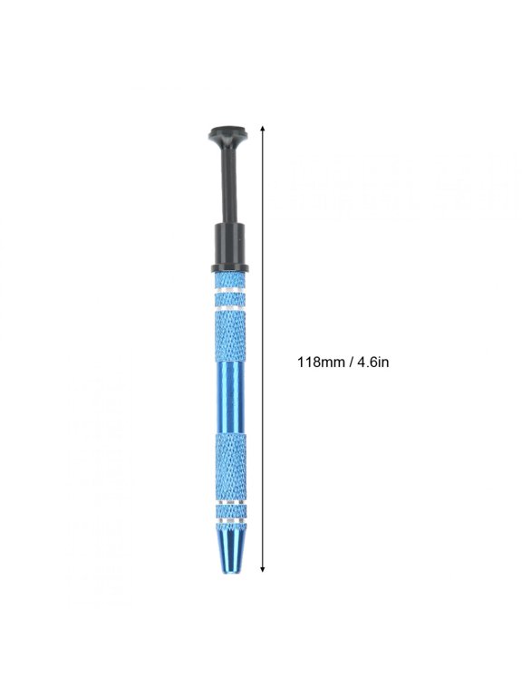 Aluminum Alloy Electronic Component Grabber Tool for Watch Repair, 4-Claw Chip Picker with Knurled Handle, 4.6 Inch