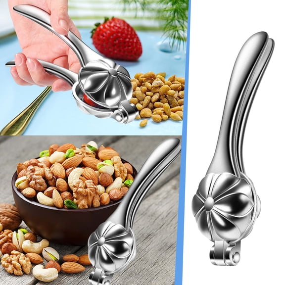 Aluminum Alloy Ergonomic Kitchen Nut Cutter Opener For Chestnut Hazelnut Walnut Pistachio Macadamia Peeling