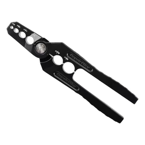 Aluminum Alloy Ergonomic Long Handle Tube Repair Pliers 6 Size Pipe Reshaping Tool For HVAC Refrigeration Bronze Pipe 1/4 To 7/8 Inch