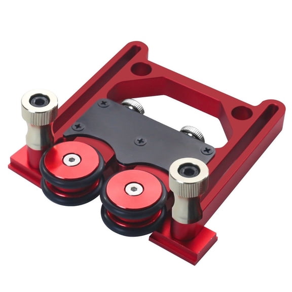 Aluminum Alloy Featherboard For Table Saw Adjustable One-Way Anti-Kickback CNC Machined Compact Presser Precise Tension Control Woodworker Hobbyist