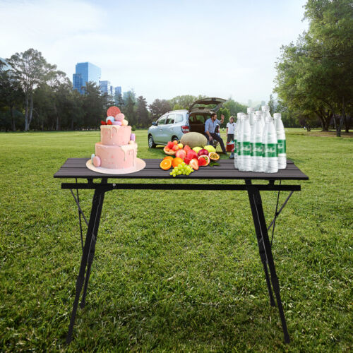 Aluminum Alloy Folding Rectangular Table Camping Portable Dining Table