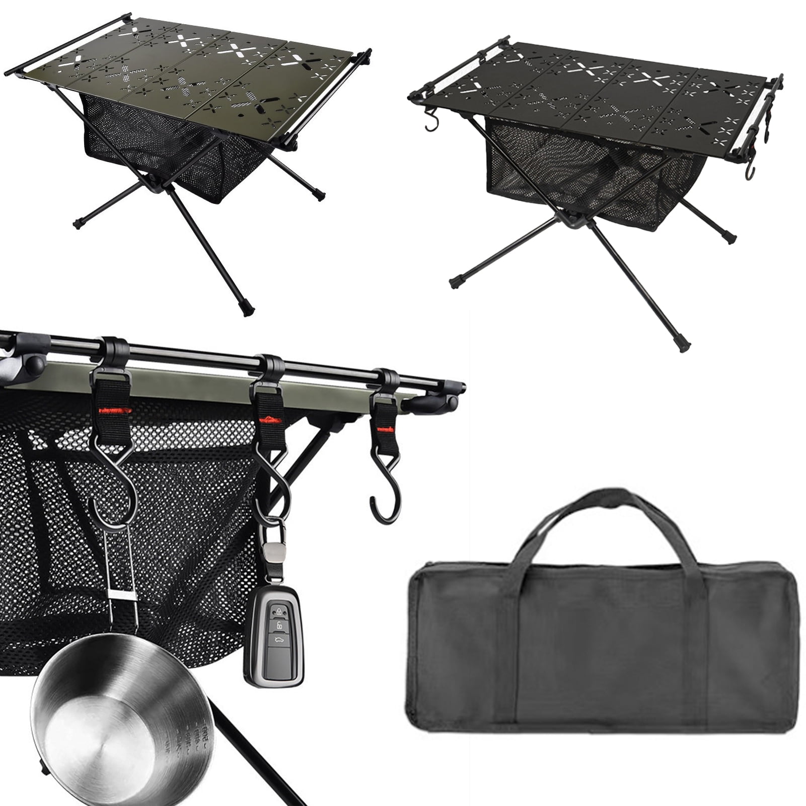 Aluminum Alloy Folding Table Barbecue Camping Table High Stability 20kg