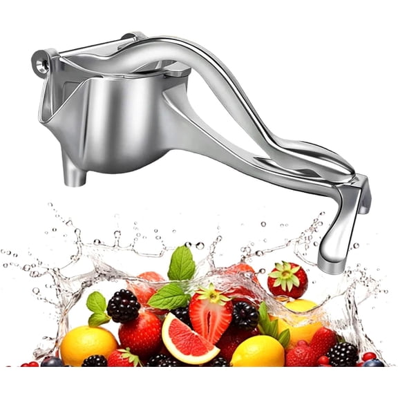 Aluminum Alloy Fresh Fruit Juice Extractor, 2026 New Hand Juicer Squeezer Manual Juicer Hand Press Lemon Juicer Manual Press with Ergonomic Grip for Orange Pomegranates Apple Lemon Lime (1 PCS)