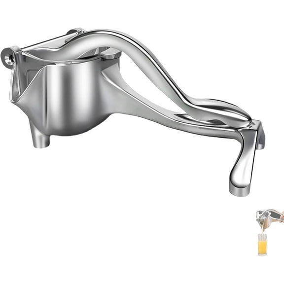 Aluminum Alloy Fresh Fruit Juice Extractor, Aluminum Alloy Juicer Hand Press-Heavy Duty Hand Juicers Manual Juicer, Durable And Easy To Clean, Easy Squeeze For Orange, Lemon, Lime