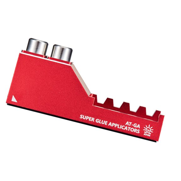 Aluminum Alloy Glues Application Station For Miniature Crafting Model with 7 Adhesive Sticks And Rubber Nonslip Mat