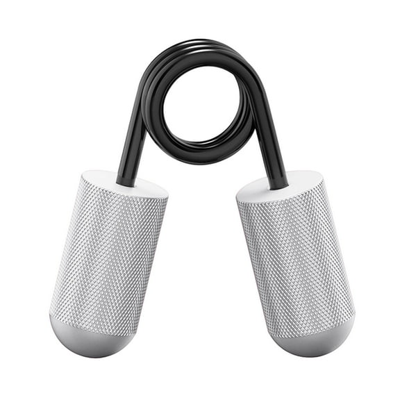 Aluminum Alloy Grip Strength Device Aluminum Steel Material Lightweight Patterned Handle Portable Durable Finger Hand Strength Training for Gym Fitness Daily Cell Phone Strain Relief
