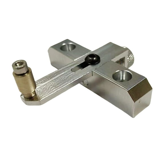 Aluminum Alloy Guitar Routing Template Tool with Depth Control for Binding Channels and Inlay Work