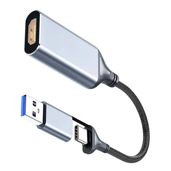 Aluminum Alloy HDTV Video Captures Card With USB A And C Connectors For Game And Computers