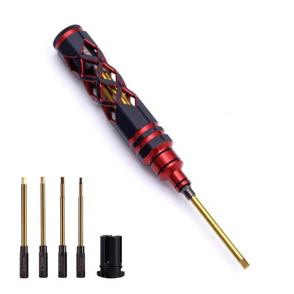 Aluminum Alloy Hex Screwdriver for Accuracy Model Building and Repair Tasks