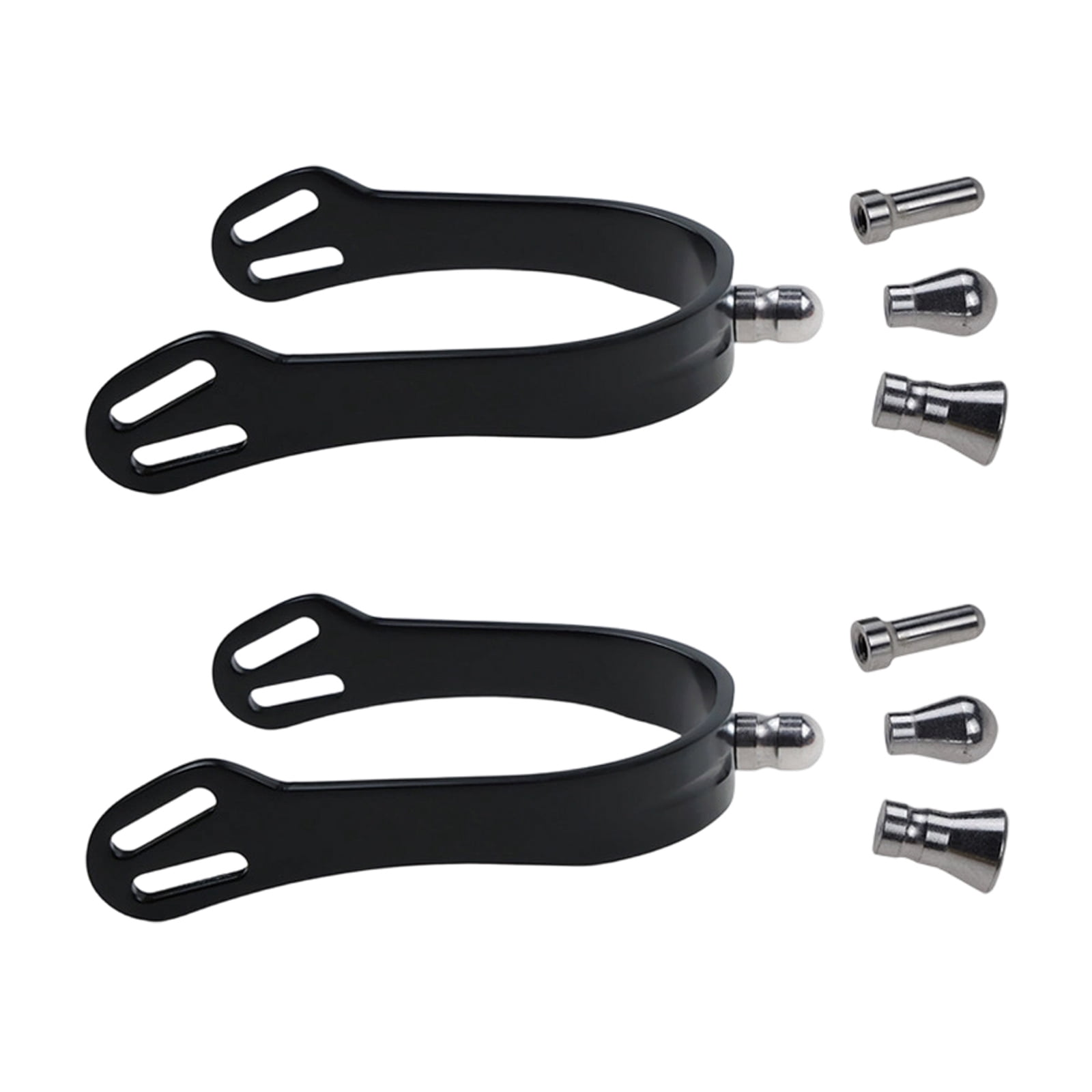Spurs Rider Aluminum Alloy Horse Spur Western Boy Spur Boot Decoration With 4 ...