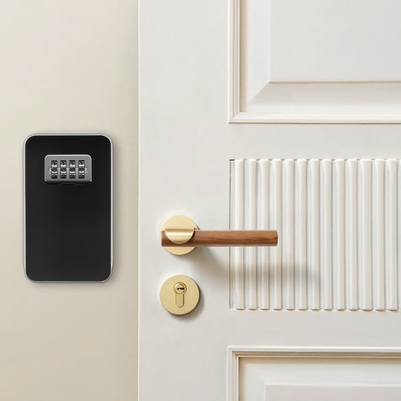 Aluminum Alloy Key Combination Box Safety Protection Key Storage Box Sufficient Internal Space Code Security Lockbox for Home