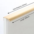 thumbnail image 1 of Aluminum Alloy Kitchen Cabinet Door Handles Concealed Finger Edge Pull Drawer Pulls Modern Cupboard Hardware Gold 300mm for Home Office Bathroom, 1 of 12