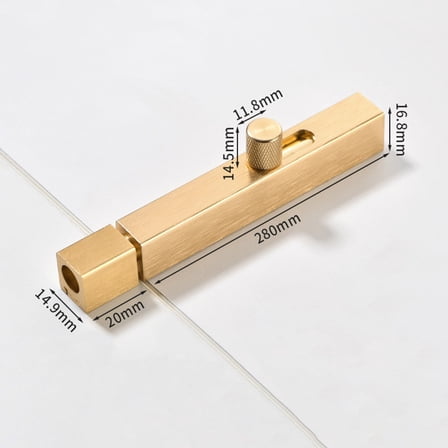 Aluminum Alloy Latch Household Mounted Door Lock Buckle Bolt