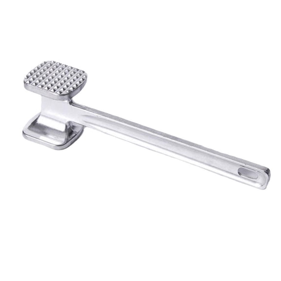 Aluminum Alloy Meat Tenderizer Hammer Double Sided Heavy Duty Kitchen Mallet For Steak Chicken Pork Ergonomic Non Slip Handle Easy Clean Rustproof