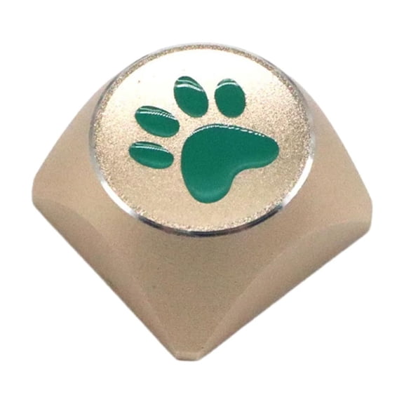 Aluminum Alloy Metal Keycaps XDA Profile CatPaws Key Cover Replacement for Mechanical Keyboards