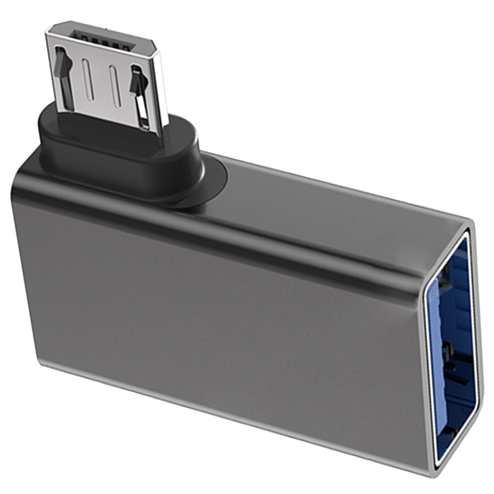 Aluminum Alloy MicroUSB To USB A Adapters Plugs and Play Solution For ...