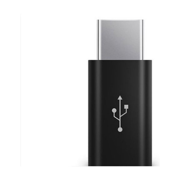 Aluminum Alloy MicroUSB to Type C Connectors, MicroUSB Male to Type C Female Adapter for Data Transfer and Charging