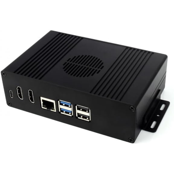 Aluminum Alloy Mini PC Case Kit with PCIe Expansion Options for Single Board Computers Development Board IoT Projects SKU-27833