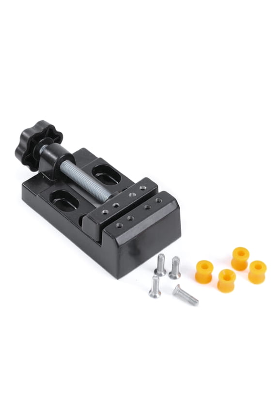 Aluminum Alloy Miniature Vise for Jewelry Crafting & Watch Repair with Adjustable Base