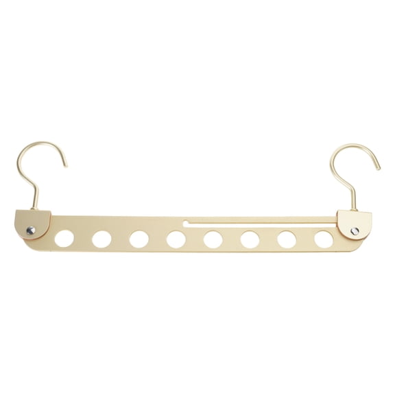Aluminum Alloy Multi Hook Hanger 6/8 Holes Space Saving Solution For Closet Laundry Room Travel Essential