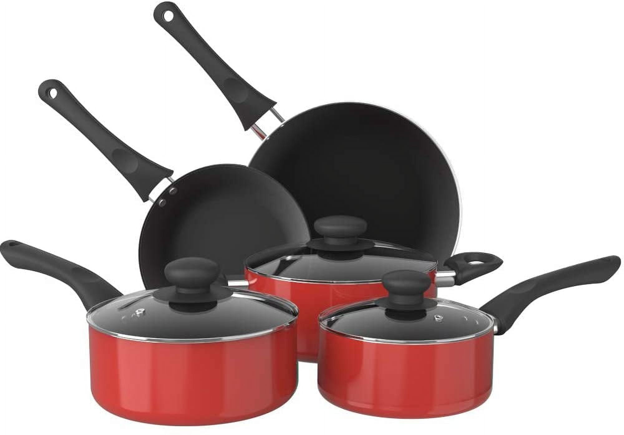 Buy Wholesale China Pressed Aluminum Ceramic Coating Removable Handle  Cookware Set Nonstick Pots And Pans Set & Pots And Pans Set at USD 18.04