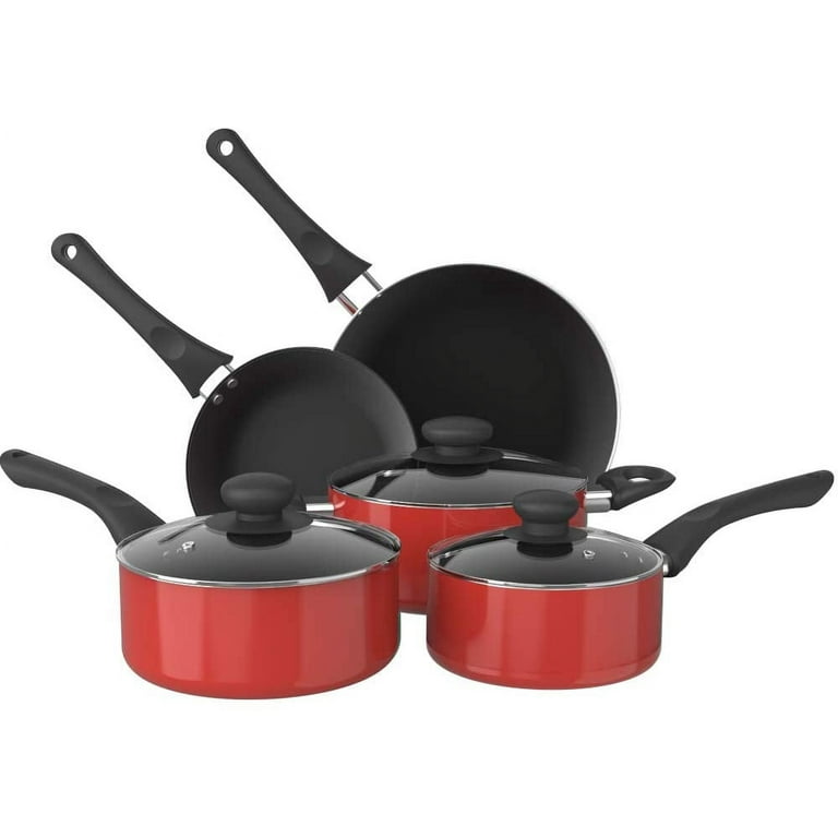 Big Size Non-stick Pots With Frying Pan - 3 Pcs Set