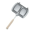 thumbnail image 1 of Aluminum Alloy Non-stick Sandwich Mold Easy Clean Bread Barbecue Plate Pan, 1 of 12