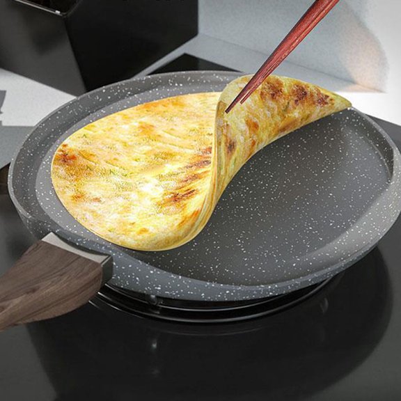 Aluminum Alloy Nonstick Breakfast Pan with Comfortable Heat Resistant Handle