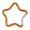 thumbnail image 1 of Aluminum Alloy Outdoor Star Shaped Spring Snap Locking Carabiner Clip Keychains For Backpack Camping Hiking Traveling Rubber Pad Climbing Climbing Goods, 1 of 2