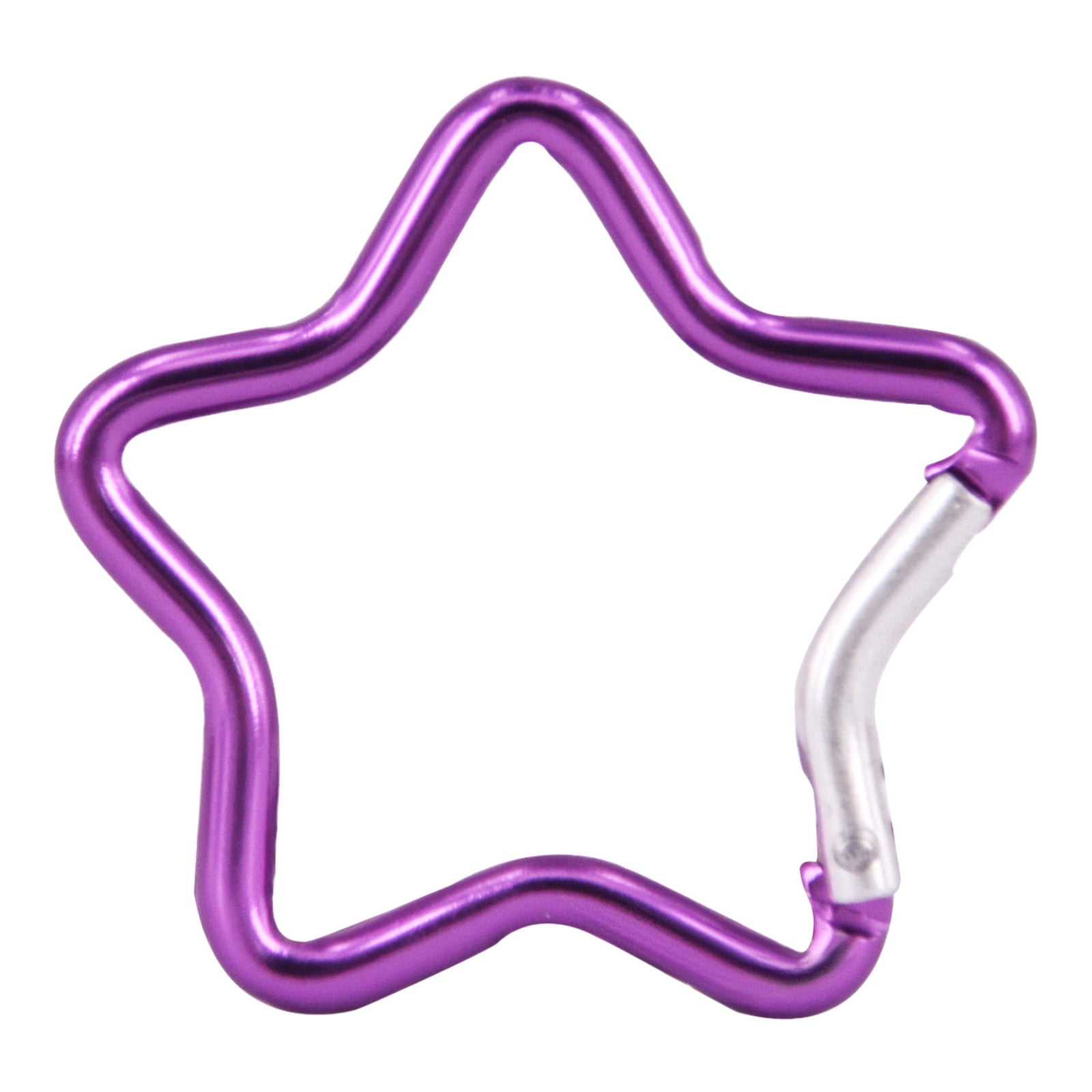 Aluminum Alloy Outdoor Star Shaped Spring Snap Locking Carabiner Clip