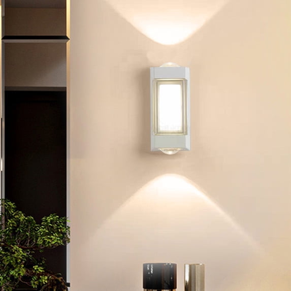 Aluminum Alloy Outdoor Wall Light Waterproof Exterior Sconce for Patio Garden