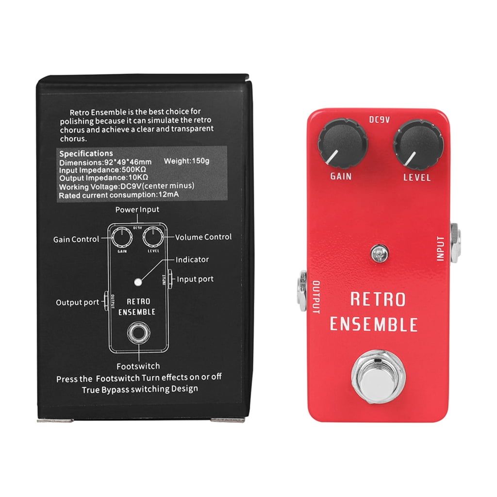 Aluminum Alloy Overdrive Pedal with Flexible Practice Pedal for Guitarists and Vintage Sound Enthusiasts