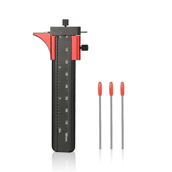 Aluminum Alloy Parallel Scribing Craft Ruler for DSPIAE Sharp Tungsten Steel Head, Precise Marking up to 80mm APPLAYERR Spare Part