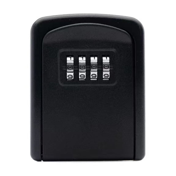 Aluminum Alloy Password Key Lock Box , Wall Mounted Key Safe Waterproof Outdoor Key Box 4 Bit Password Key Safe Lock Box ,Prevent Theft
