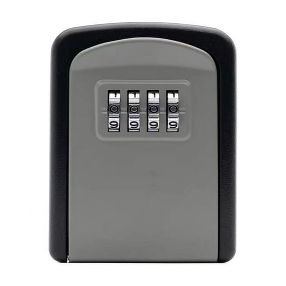 Aluminum Alloy Password Key Lock Box , Wall Mounted Key Safe Waterproof Outdoor Key Box 4 Bit Password Key Safe Lock Box ,Security and Anti-Theft