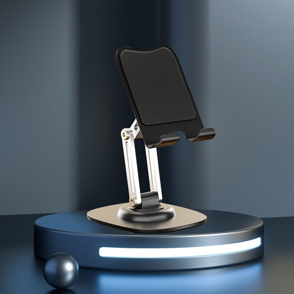 Aluminum Alloy Phone and Tablet Car Mount with 180° Rotation and Strong Magnetic Suction, Adjustable Dashboard Holder – Universal Hands-Free Bracket for Navigation Streaming
