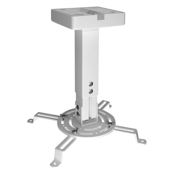 Aluminum Alloy Projectors Ceiling Mount Hanging Brackets With Sliding Damping Tray And Extendable Poles 25- 35cm